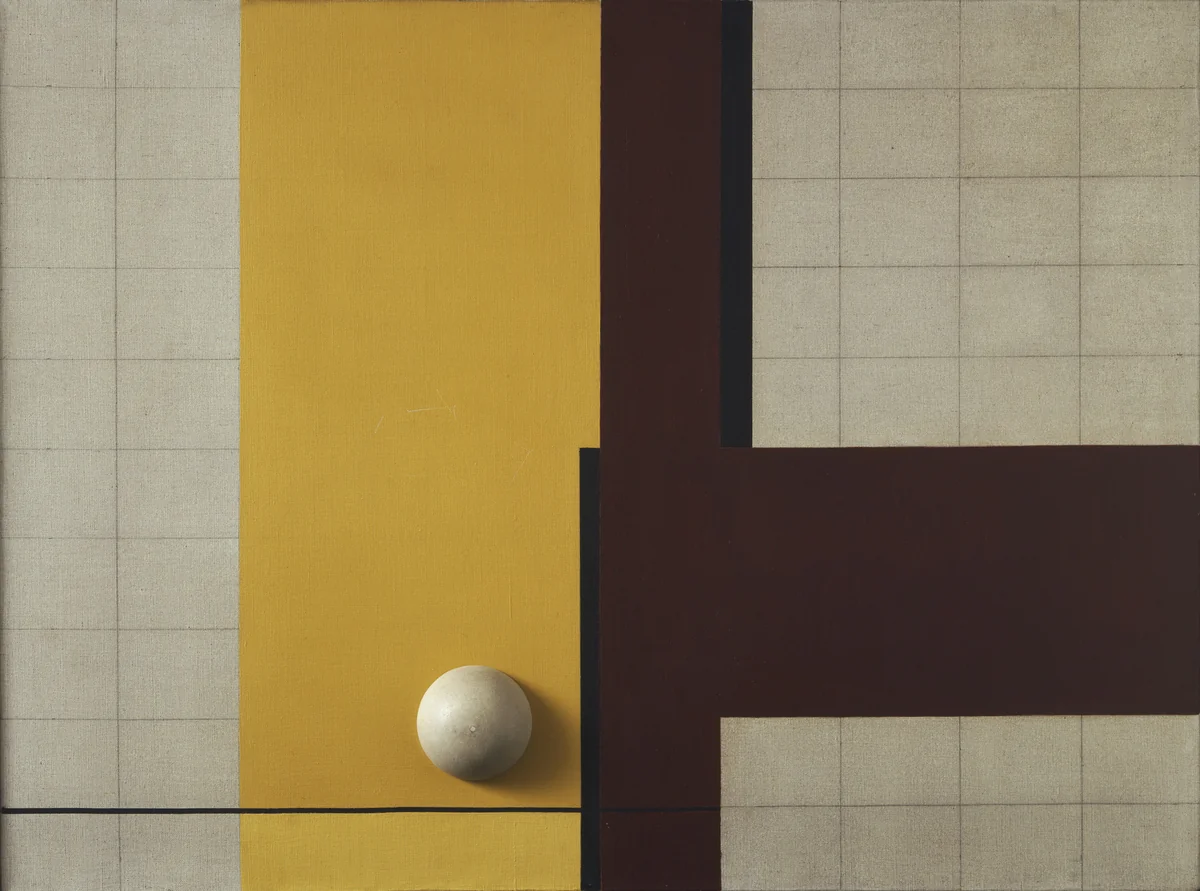 Composition Number 37 by Friedrich Vordemberge-Gildewart, painting, 1927
