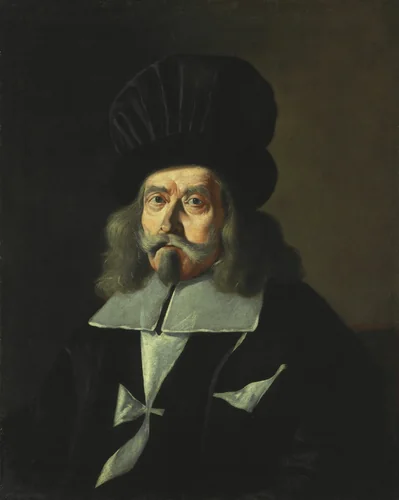 Portrait of a Grand Master of the Knights of Malta, Martin de Redin by Mattia Preti, painting, 1655-1665
