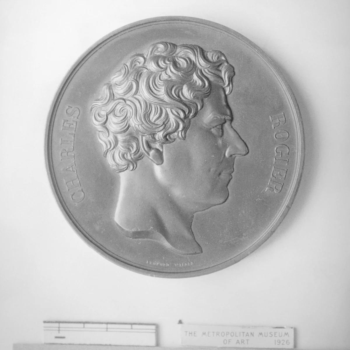 Charles Rogier, Belgian Statesman (1800–1885) by Leopold Wiener, metalwork, 1800-1899