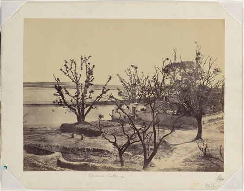 Suttee Ghat, Cawnpore by John Murray, photograph, 1858