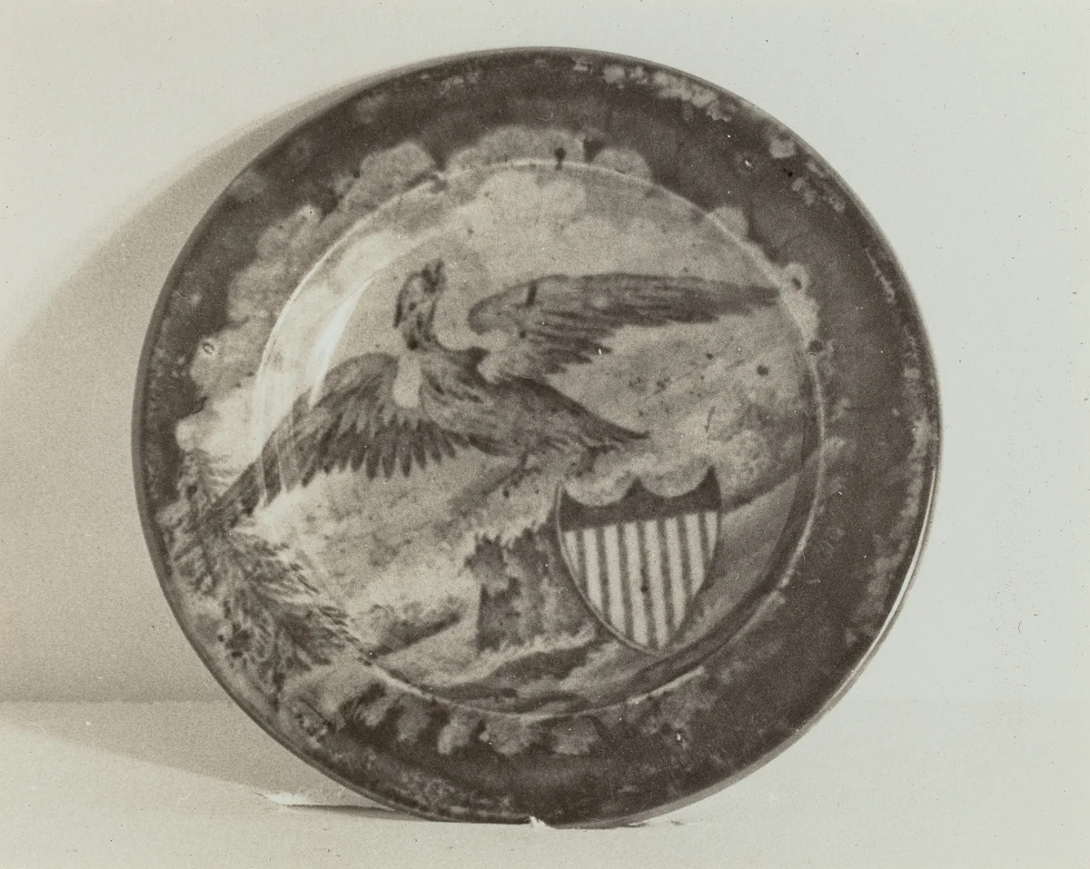 Cup Plate - "U.S. Arms" by Helmut Hiatt, index of american design, 1936