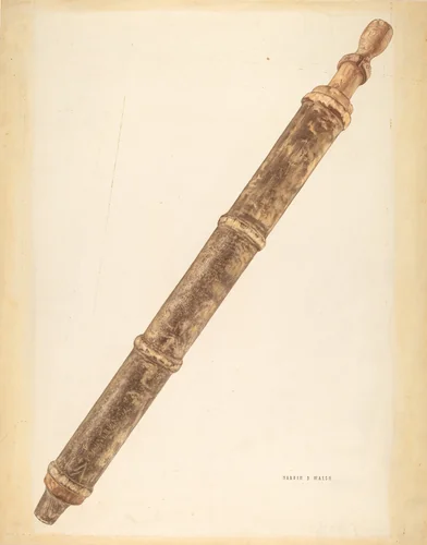 Bishop Hill: Fire Extinguisher by Hardin Walsh, index of american design, 1938