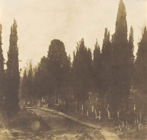 Turkey: Scutari Cemetery by Ernest de Caranza, photograph, 1852