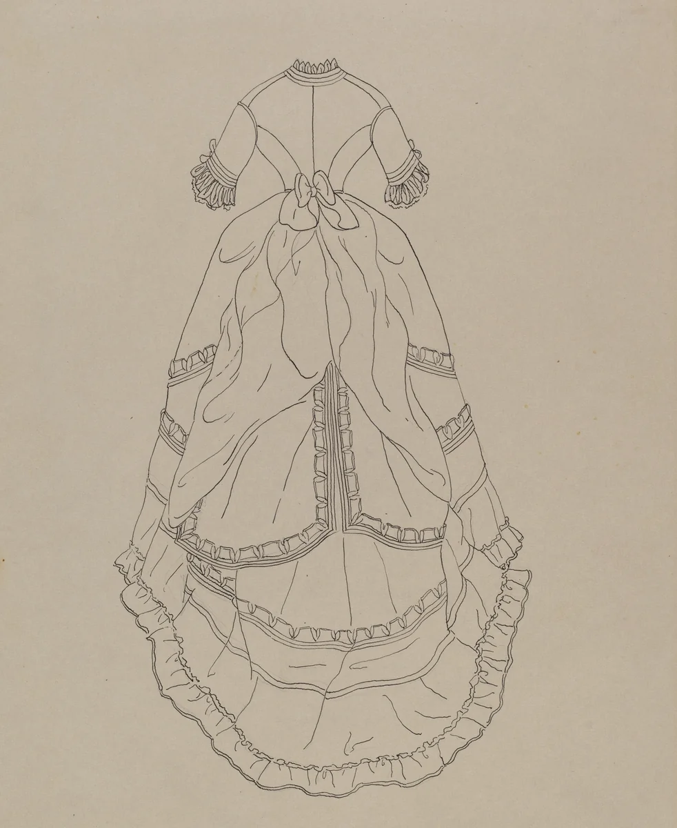 Dress by Nancy Crimi, index of american design, 1940