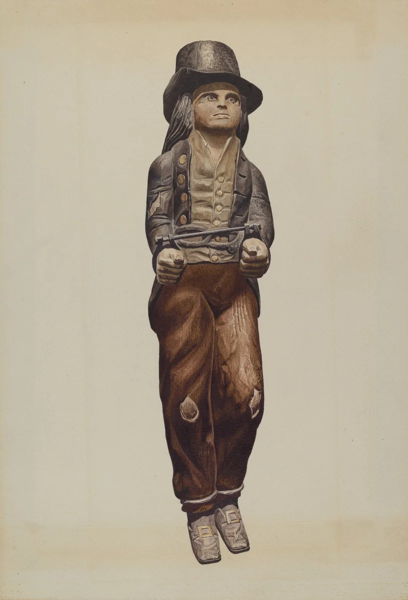 Figure of a Felon by Donald Donovan, index of american design, 1938