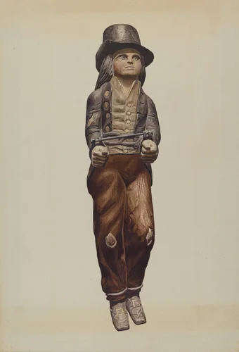 Figure of a Felon by Donald Donovan, index of american design, 1938