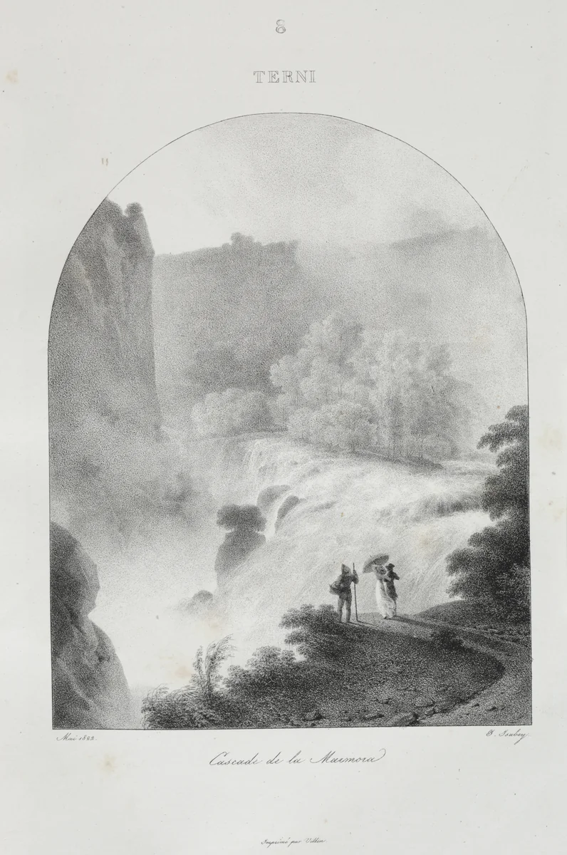 Voyage en Italie en 1822 by Jean Baptiste Isabey, book, 1833