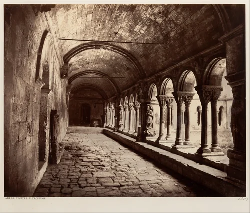 Arles, Cloitre St. Trophime by Edouard Baldus, photograph, 1860-1862