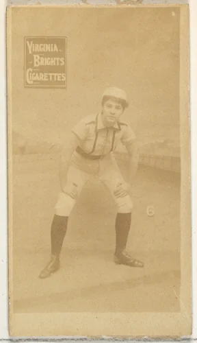 Card 6, from the Girl Baseball Players series (N48, Type 2) for Virginia Brights Cigarettes by Allen & Ginter, photograph, 1886-1888