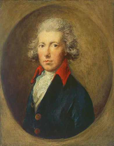 William Pitt by Gainsborough Dupont, painting, 1787-1796