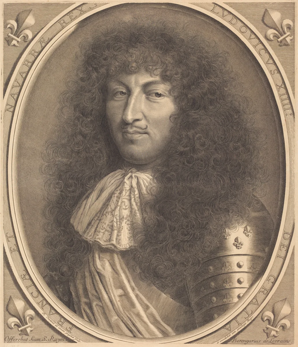 Louis XIV by Robert Nanteuil, print, 1669
