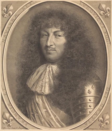 Louis XIV by Robert Nanteuil, print, 1669