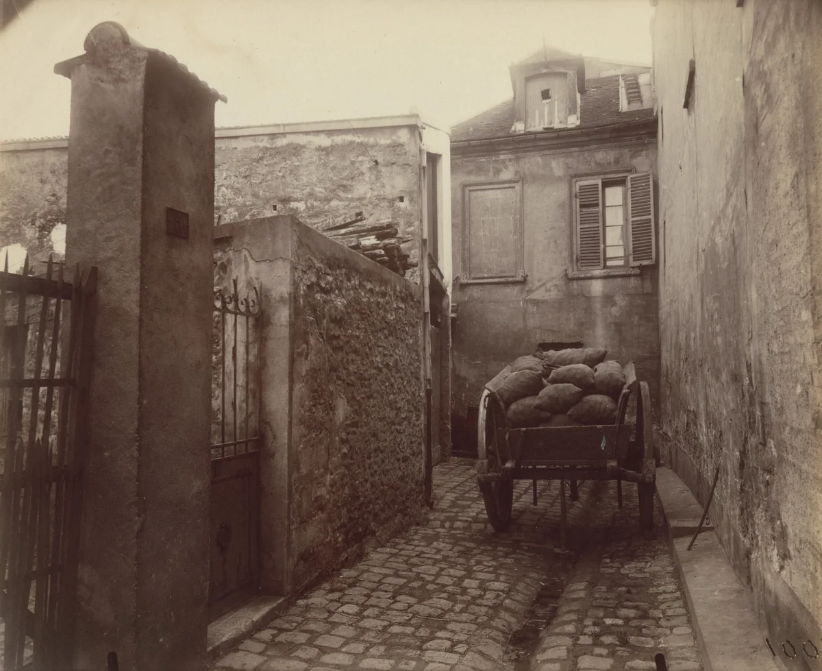 Impasse Samson, Châtillon by Eugène Atget, photograph, 1922