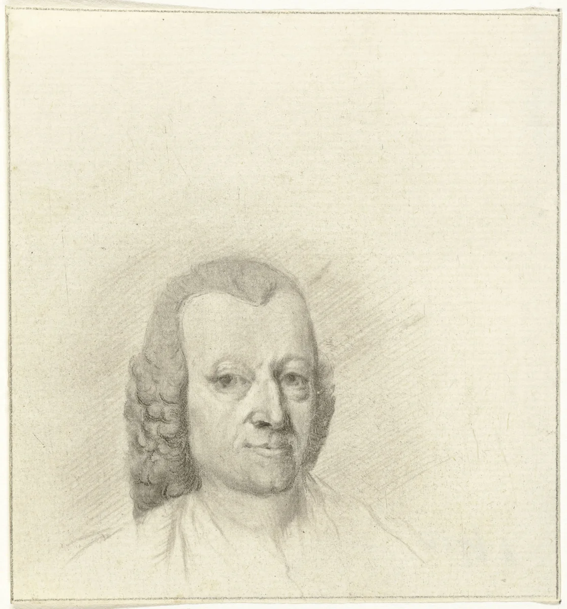 Zelfportret van Jurriaan Cootwijck by Jurriaan Cootwijck, print, 1724-1798