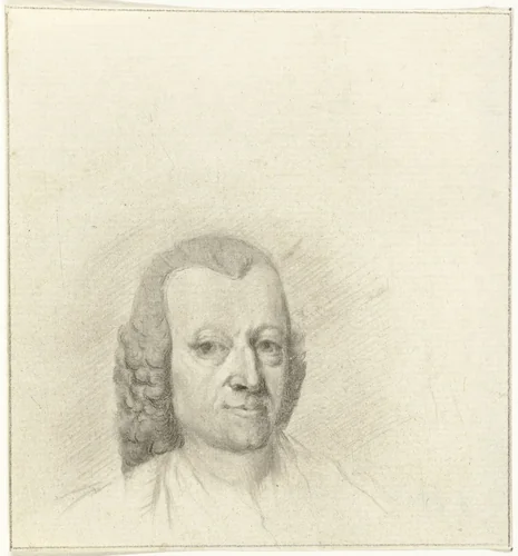 Zelfportret van Jurriaan Cootwijck by Jurriaan Cootwijck, print, 1724-1798