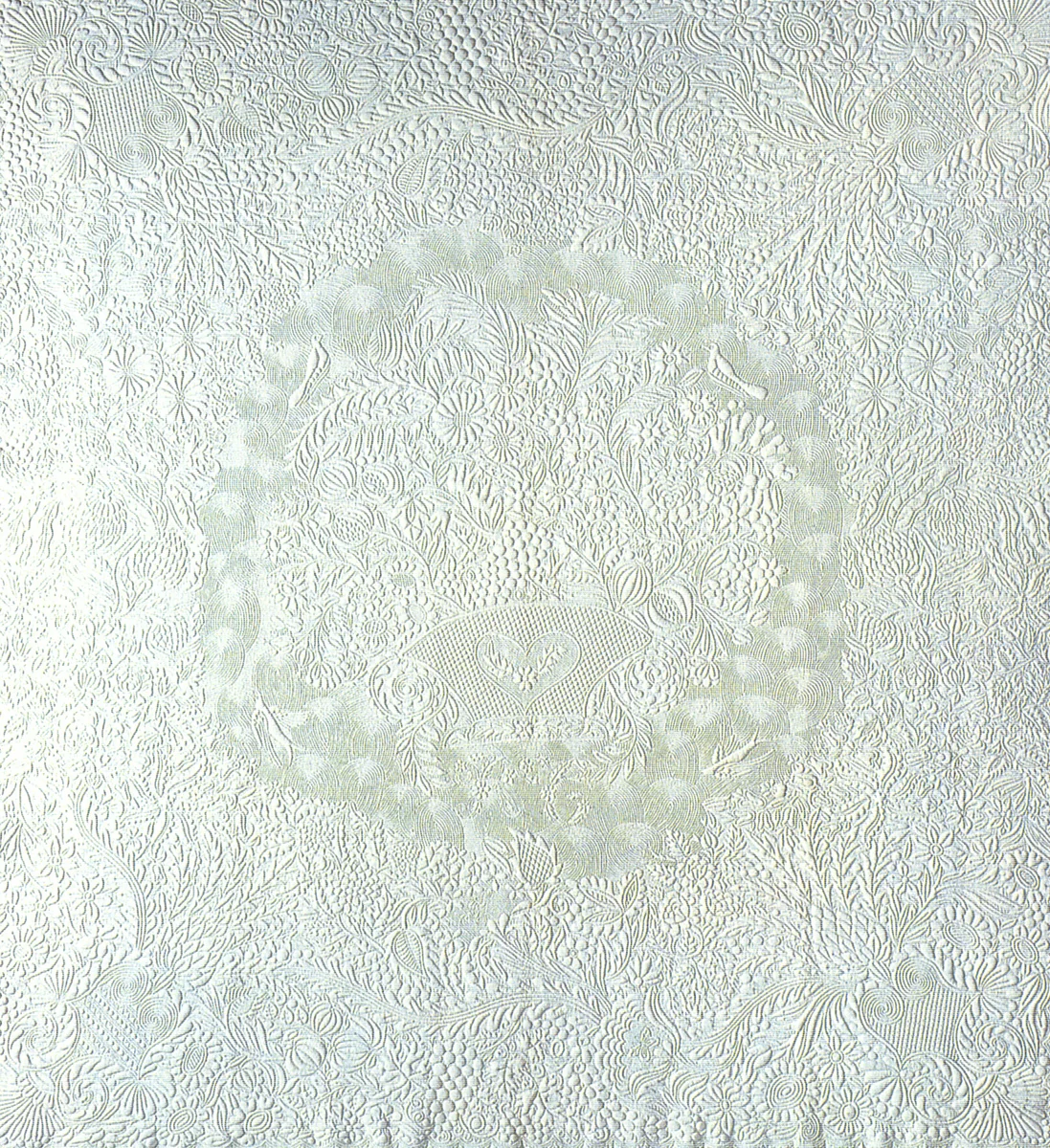 Bedcover by France, textile, 1825-1850