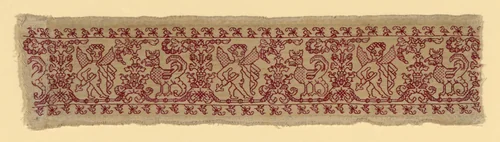 Border by Italy, textile, 1601-1700