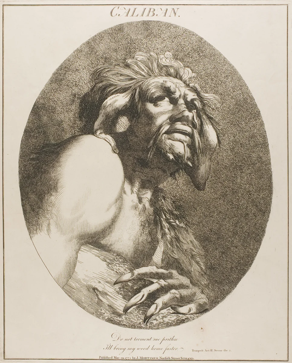 Caliban by John Hamilton Mortimer, print, 1809