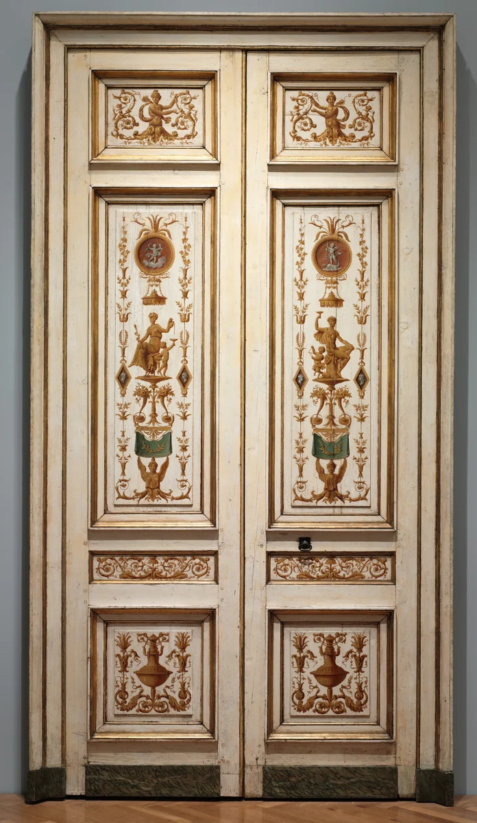 Double-leaf Doors by Pierre Rousseau, painting, 1790-1799