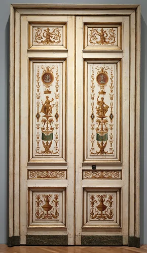 Double-leaf Doors by Pierre Rousseau, painting, 1790-1799