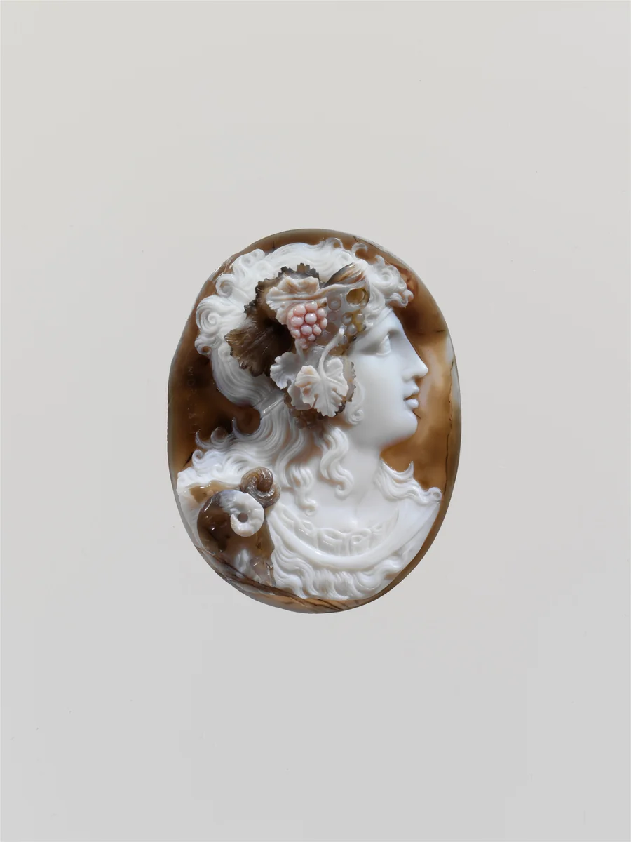 Bust of a bacchante by Nicola Morelli, other, 1820-1838