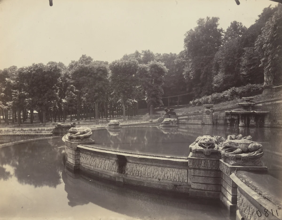 Saint-Cloud (cascade) by Eugène Atget, photograph, 1923