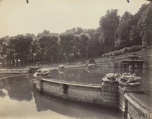 Saint-Cloud (cascade) by Eugène Atget, photograph, 1923