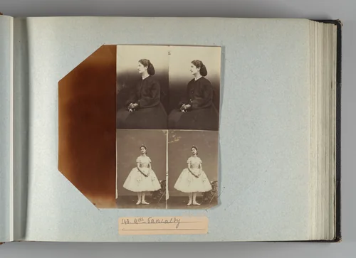 Mlle Pancaldy by André Adolphe-Eugène Disdéri, photograph, 1850-1869