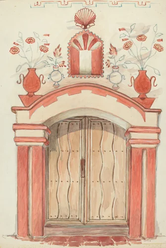 Main Doorway and Arch by Robert W.R. Taylor, index of american design, 1935-1942