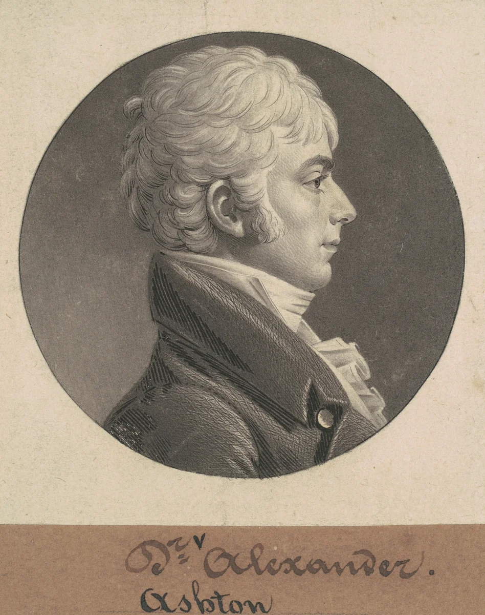 Ashton Alexander by Charles B. J. Févret de Saint-Mémin, print, 1804