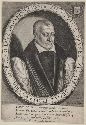 Bon de Broé by Thomas de Leu, print, 1588