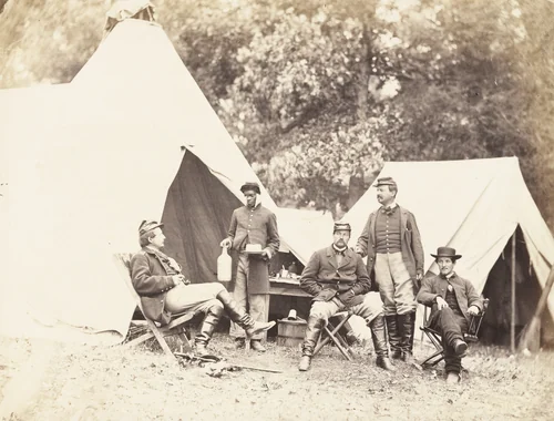 Juridents of the War (What do I want, John Henry?) by Alexander Gardner, photograph, 1862