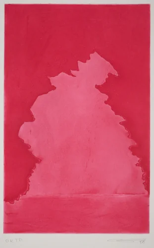 Rainbow - Red Cave by Chris Ofili, print, 2008