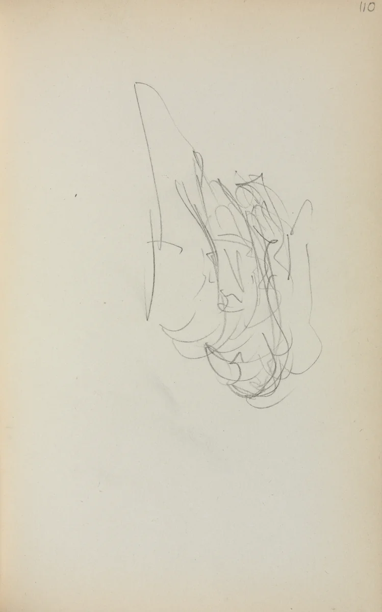 Italian Sketchbook: Gondola (page 110) by Maurice Prendergast, book, 1898-1899