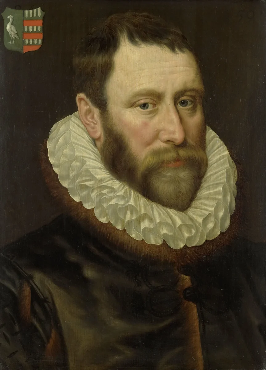 Portrait of Jacob Bas Claesz (1536-1589) by Adriaen Thomasz. Key, painting, 1586