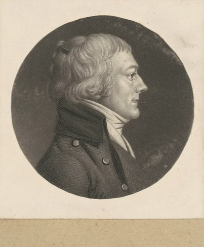 Tarsiere by Charles B. J. Févret de Saint-Mémin, print, 1798-1803