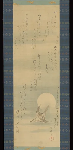 Hototogisu by Kubo Shunman (窪俊満), painting, 1800-1820