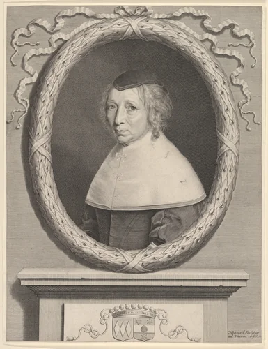 Madame Bouthillier (Marie de Bragelogne) by Robert Nanteuil, print, 1656