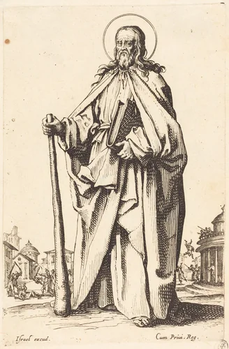 Saint James the Less by Jacques Callot, print, 1631