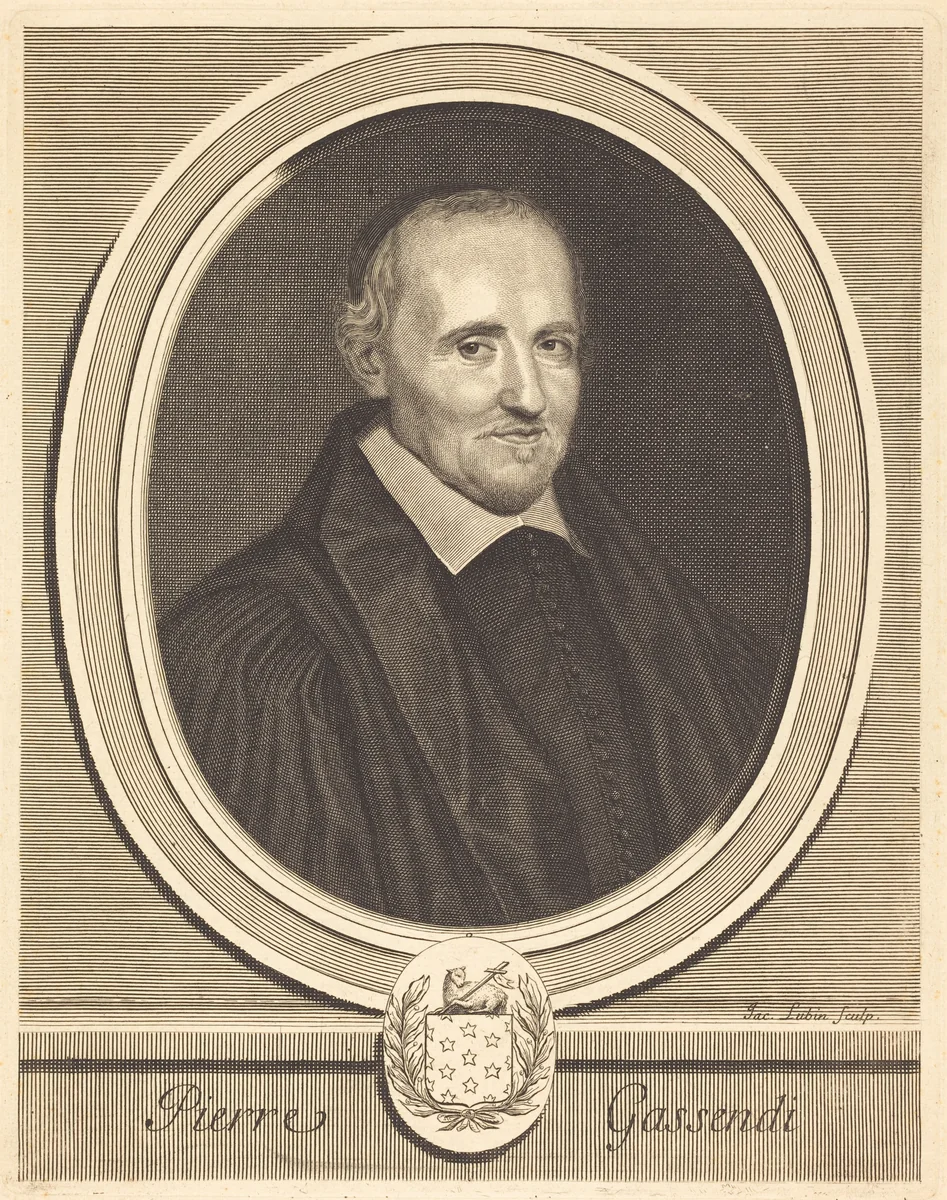 Pierre Gassendi by Jacques Lubin, print, 1659-1703