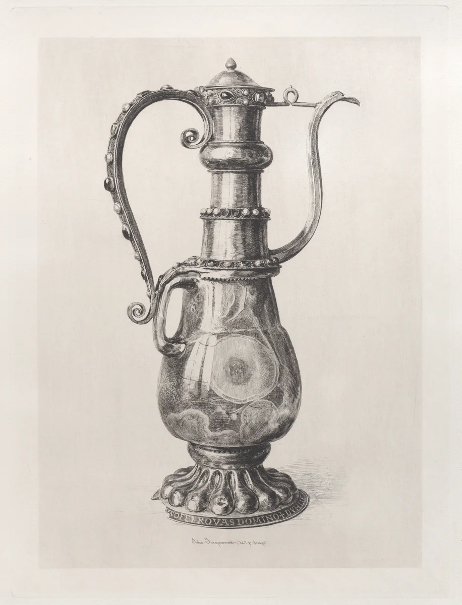 Antique Sardonyx Vase by Jules Ferdinand Jacquemart, print, 1864