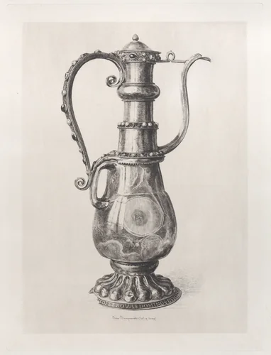 Antique Sardonyx Vase by Jules Ferdinand Jacquemart, print, 1864