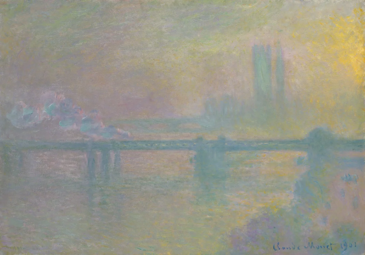 Charing Cross Bridge, London by Claude Monet, painting, 1901