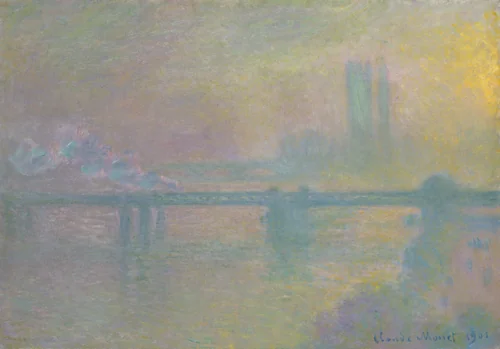 Charing Cross Bridge, London by Claude Monet, painting, 1901