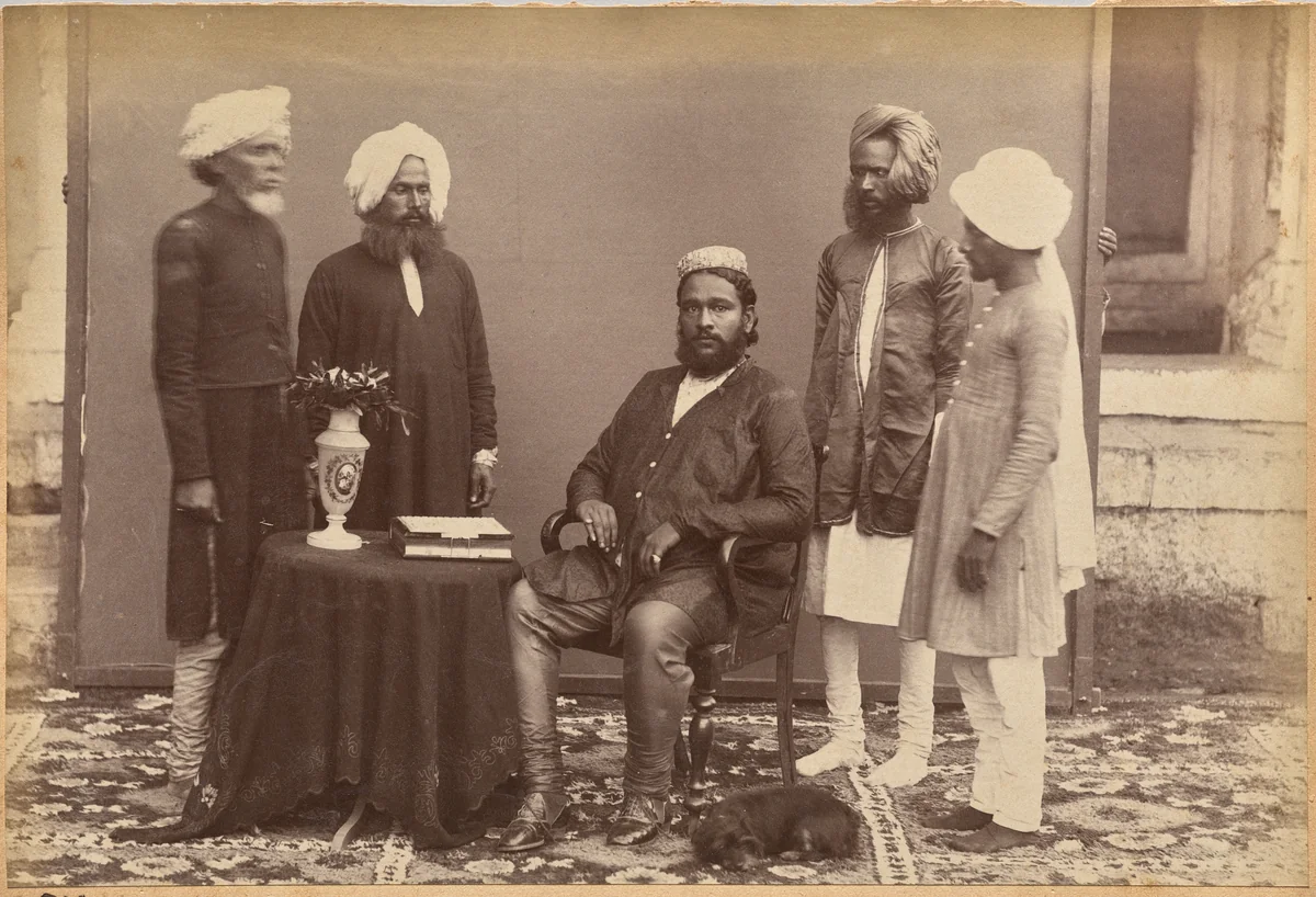 Ramkishore Singh, Rewa (recto, top) by Raja Deen Dayal, photograph, 1877-1892