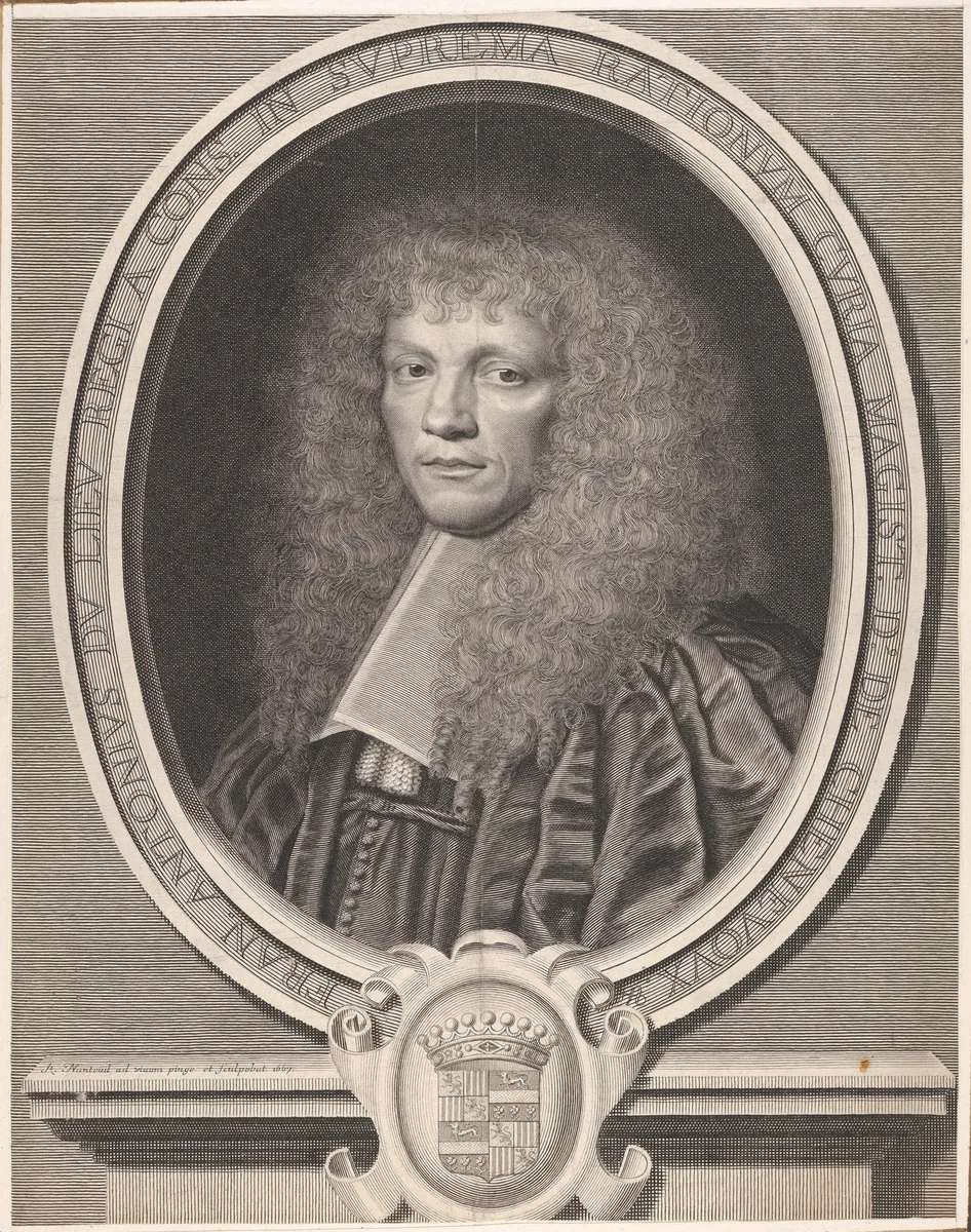 François-Antoine Dulieu by Robert Nanteuil, print, 1667