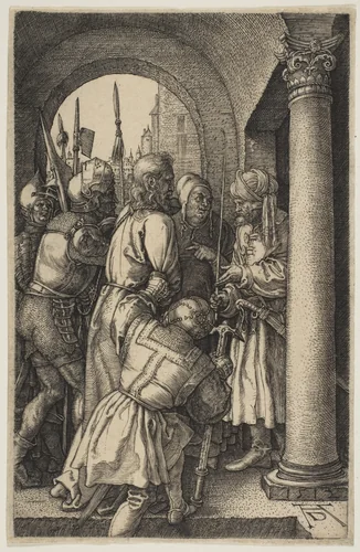Christ before Pilate, from "The Passion" by Albrecht Dürer, print, 1512