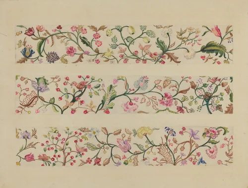Border or Valance by Fanchon Larzelere, index of american design, 1936