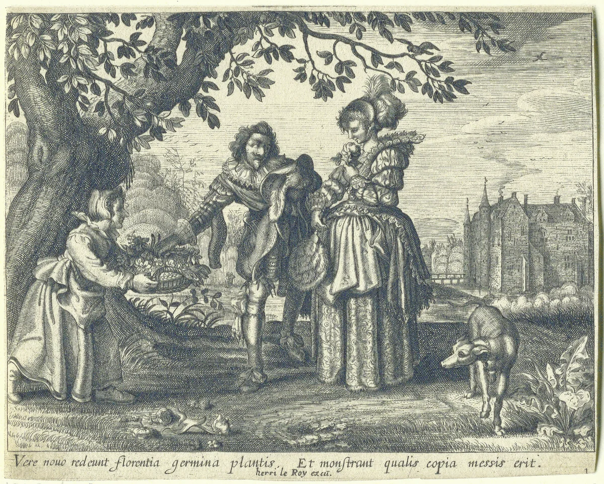 Untitled by Daniël van den Bremden, print, 1625-1630