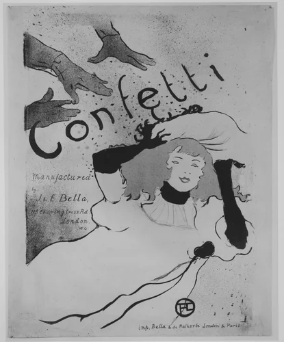 Confetti by Henri de Toulouse-Lautrec, print, 1894